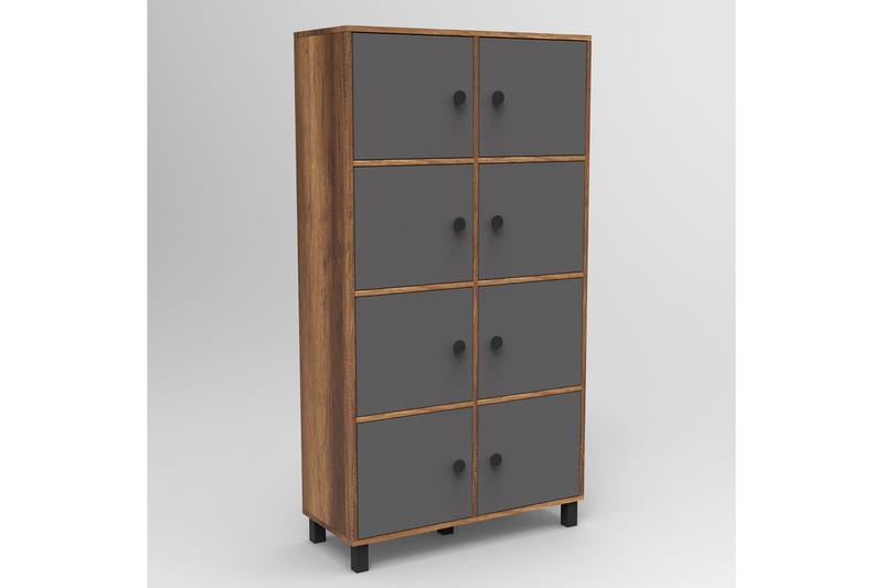 DORDRE Highboard 40x96 cm Teak/Antracit - Förvaring - Förvaringsmöbler - Byrå