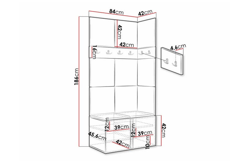 Dunvegan Highboard Brun - Förvaring - Förvaringsmöbler - Byrå