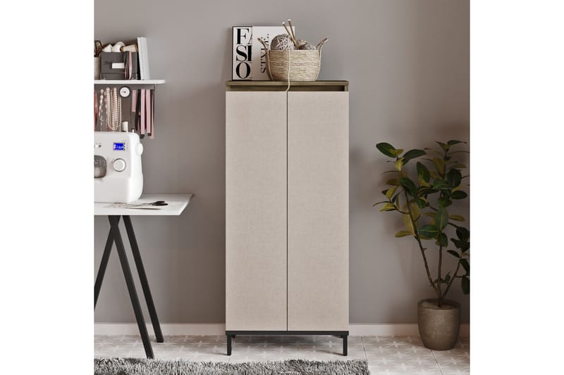 HALPSI Highboard 32x60 cm Brun/Antracit - Förvaring - Förvaringsmöbler - Byrå