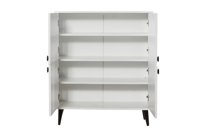 HIGHBOARD 95x111 cm Vit/Svart - Förvaring - Förvaringsmöbler - Byrå