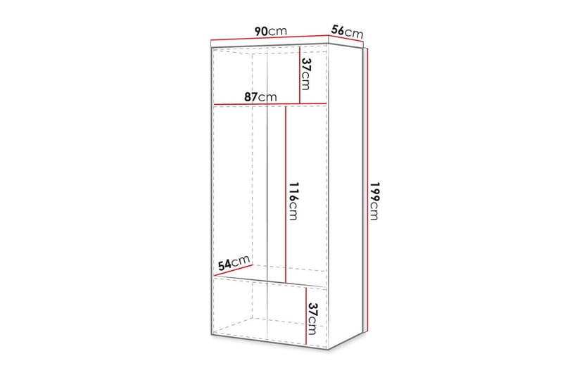 Juniskär Highboard Svart - Förvaring - Förvaringsmöbler - Byrå