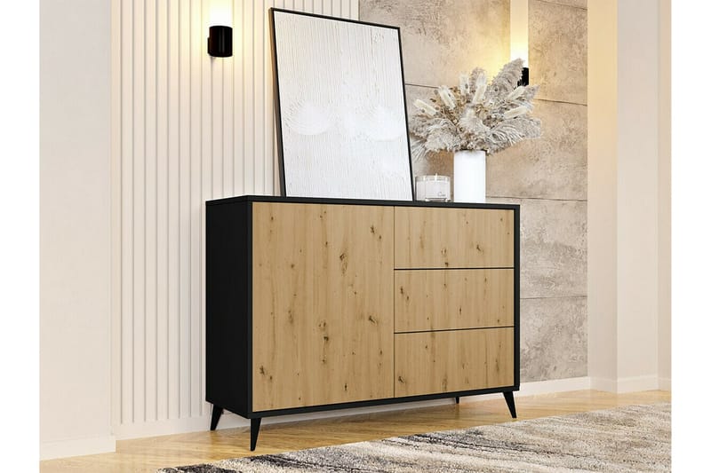 Kintore Highboard Svart - Förvaring - Förvaringsmöbler - Byrå