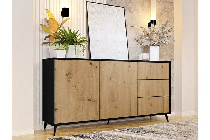 Kintore Highboard Svart - Förvaring - Förvaringsmöbler - Byrå