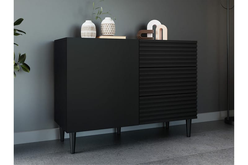 Kintore Highboard Svart - Förvaring - Förvaringsmöbler - Byrå