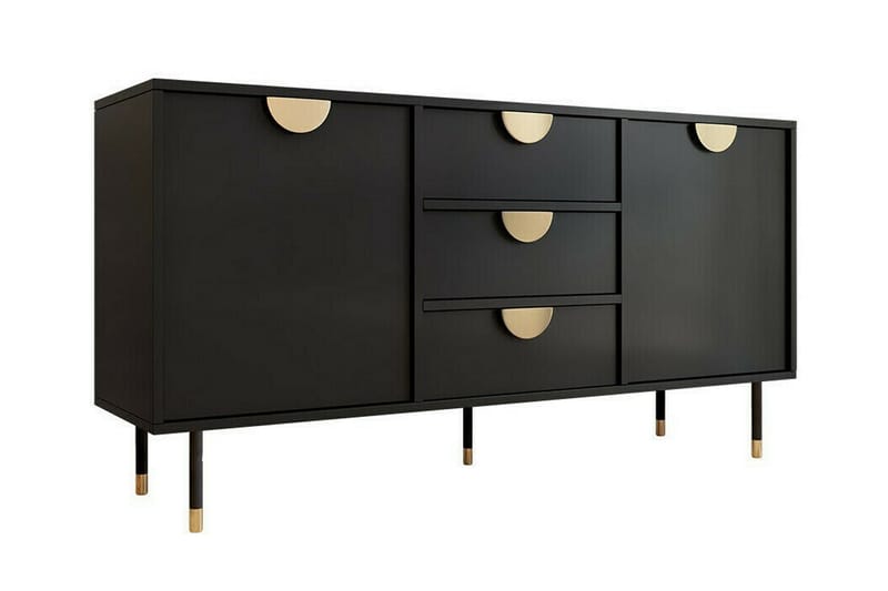 Kintore Highboard Svart - Förvaring - Förvaringsmöbler - Byrå