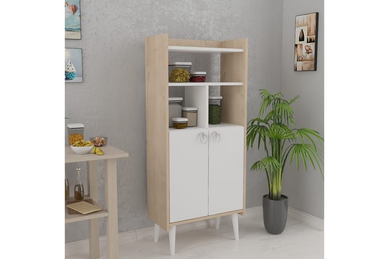 LOGGY Highboard 60x30 cm Natur/Vit - Förvaring - Förvaringsmöbler - Byrå