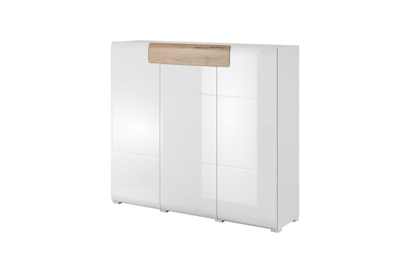 MOKKIRA Highboard 39x147 cm  Vit/Natur - Förvaring - Förvaringsmöbler - Byrå