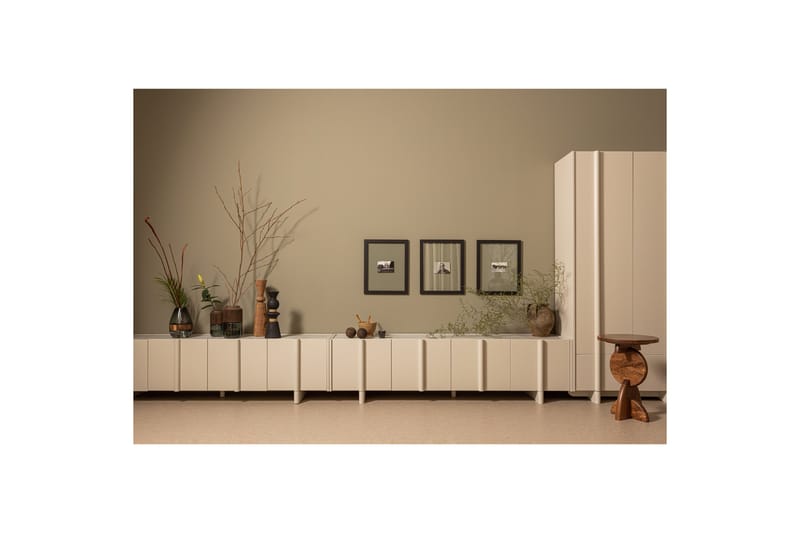 Morya Highboard Beige - Förvaring - Förvaringsmöbler - Byrå