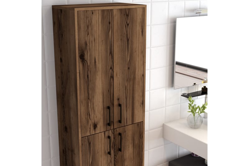 NAUEN Highboard 60x35 cm Mörkbrun - Förvaring - Förvaringsmöbler - Byrå