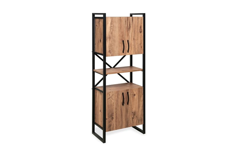 NERA DANTE Highboard 60x35 cm Mörkbrun/Svart - Förvaring - Förvaringsmöbler - Byrå