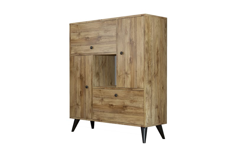 PORTENHEGEN Highboard 35x105 cm Valnöt - Förvaring - Förvaringsmöbler - Byrå