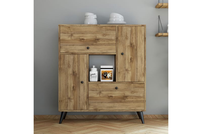 PORTENHEGEN Highboard 35x105 cm Valnöt - Förvaring - Förvaringsmöbler - Byrå