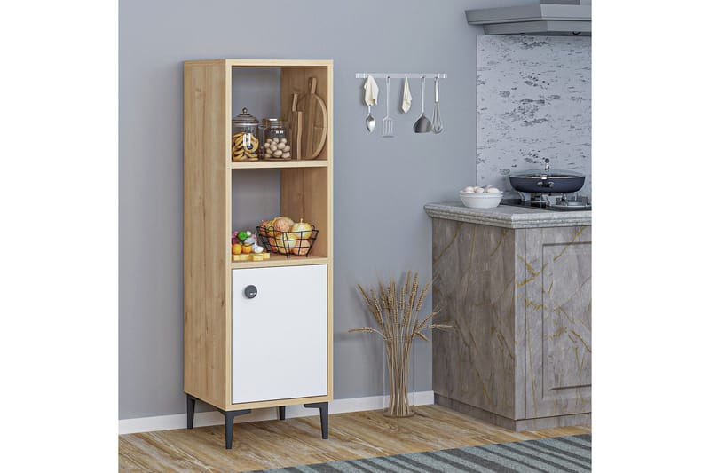 POSICO Highboard 39x35 cm Blå/Natur/Vit - Förvaring - Förvaringsmöbler - Byrå