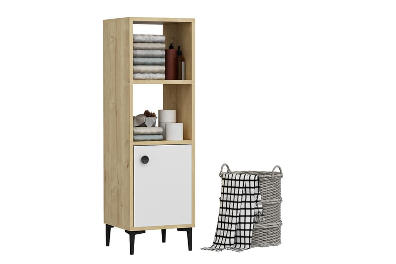 POSICO Highboard 39x35 cm Blå/Natur/Vit - Förvaring - Förvaringsmöbler - Byrå