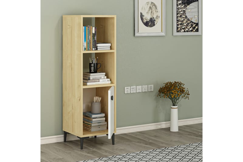 POSICO Highboard 39x35 cm Blå/Natur/Vit - Förvaring - Förvaringsmöbler - Byrå