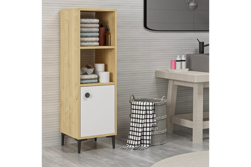 POSICO Highboard 39x35 cm Blå/Natur/Vit - Förvaring - Förvaringsmöbler - Byrå