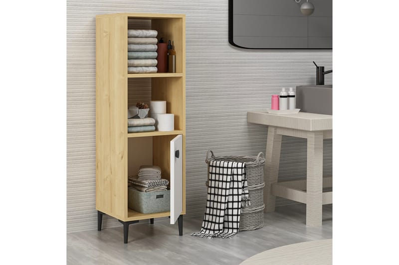 POSICO Highboard 39x35 cm Blå/Natur/Vit - Förvaring - Förvaringsmöbler - Byrå