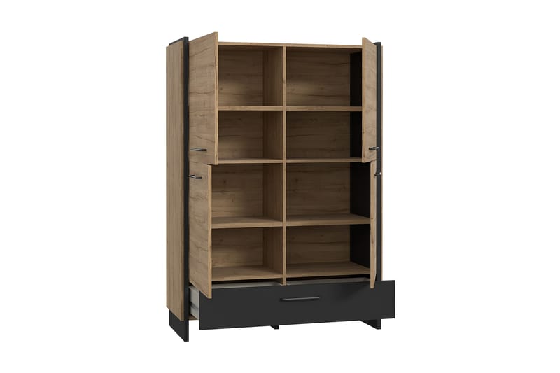 STUPINA Highboard 35x103 cm Brun/Svart - Förvaring - Förvaringsmöbler - Byrå