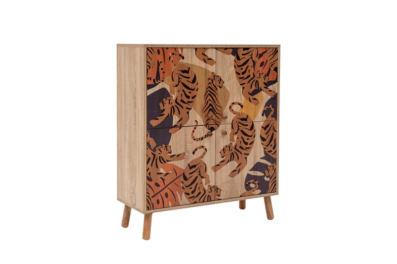 TIGRIS Highboard 95x111 cm Flerfärgad - Förvaring - Förvaringsmöbler - Byrå