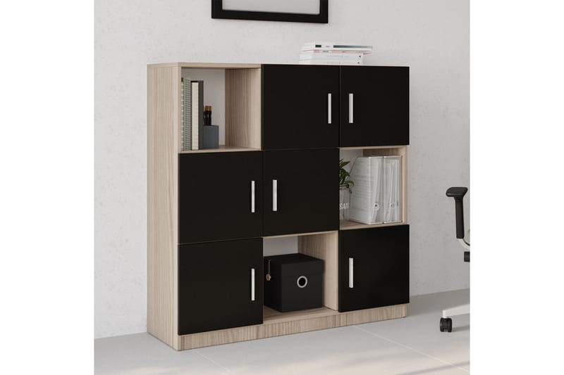 UFFERING Highboard 38x120 cm Natur/Svart - Förvaring - Förvaringsmöbler - Byrå