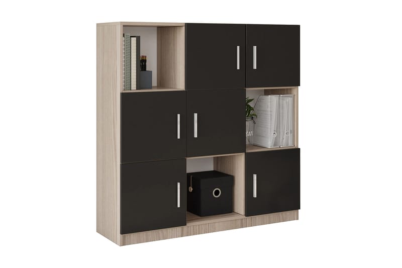 UFFERING Highboard 38x120 cm Natur/Svart - Förvaring - Förvaringsmöbler - Byrå