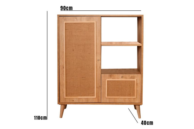 Elili Byrå 40 cm Ek - Förvaring - Förvaringsmöbler - Byrå