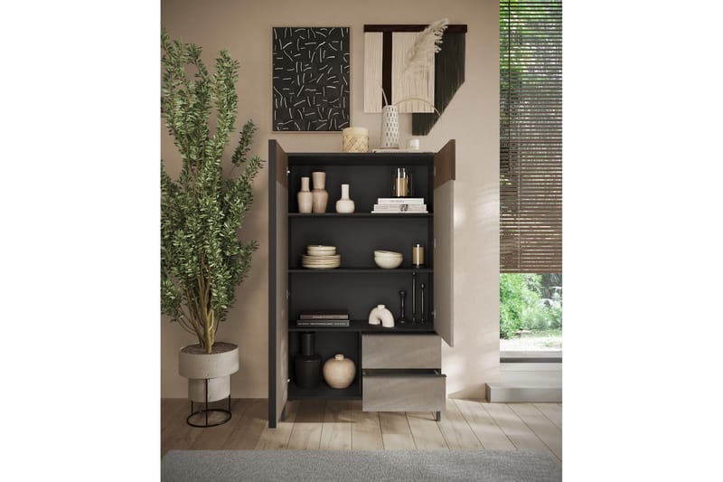 Everest Highboard 106x177 cm - Mässing - Förvaring - Förvaringsmöbler - Byrå