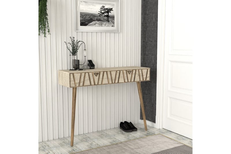 FURESTA Byrå 120 cm Valnöt/Beige - Förvaring - Förvaringsmöbler - Byrå