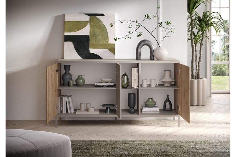 Gent Skänk 160x43 cm - Brun - Förvaring - Förvaringsmöbler - Skänkar & sideboards