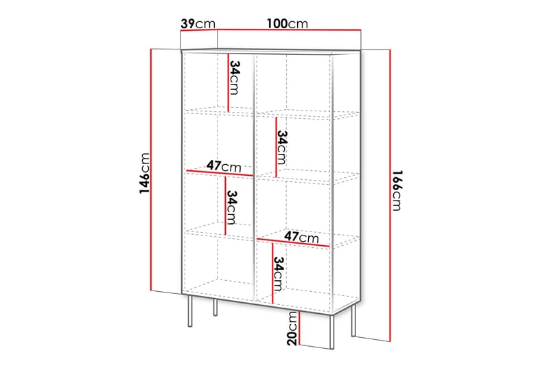 Laholm Byrå 100 cm Svart - Förvaring - Förvaringsmöbler - Byrå