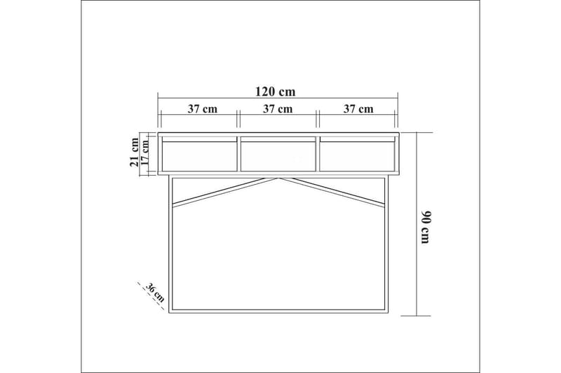 Laxus Byrå 120 cm Beige - Förvaring - Förvaringsmöbler - Byrå