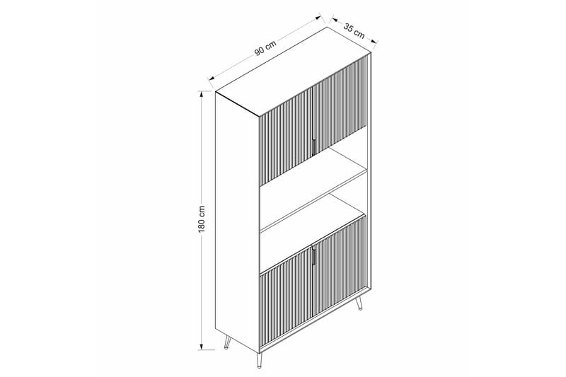 Luxe  Highboard Sandsten - Förvaring - Förvaringsmöbler - Byrå