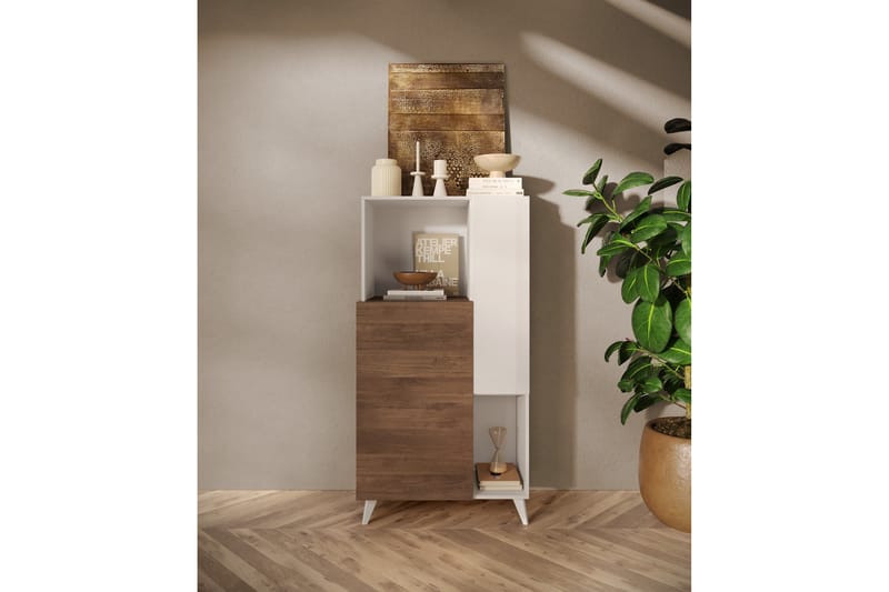 Monaco Highboard 81x154 cm - Vit - Förvaring - Förvaringsmöbler - Byrå