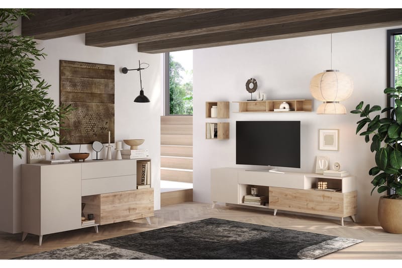 Monaco Skänk 181x42 cm - Mässing - Förvaring - Förvaringsmöbler - Skänkar & sideboards