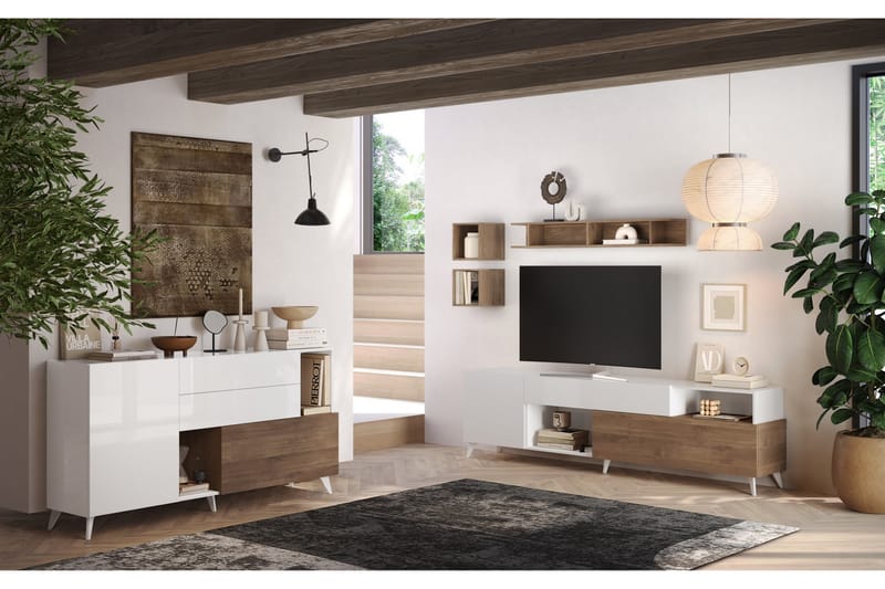 Monaco Skänk 181x42 cm - Mässing - Förvaring - Förvaringsmöbler - Skänkar & sideboards