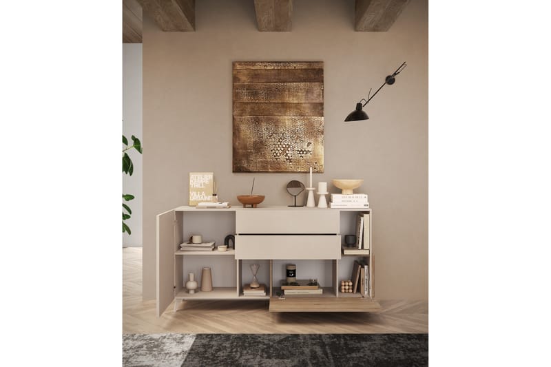 Monaco Skänk 181x42 cm - Mässing - Förvaring - Förvaringsmöbler - Skänkar & sideboards