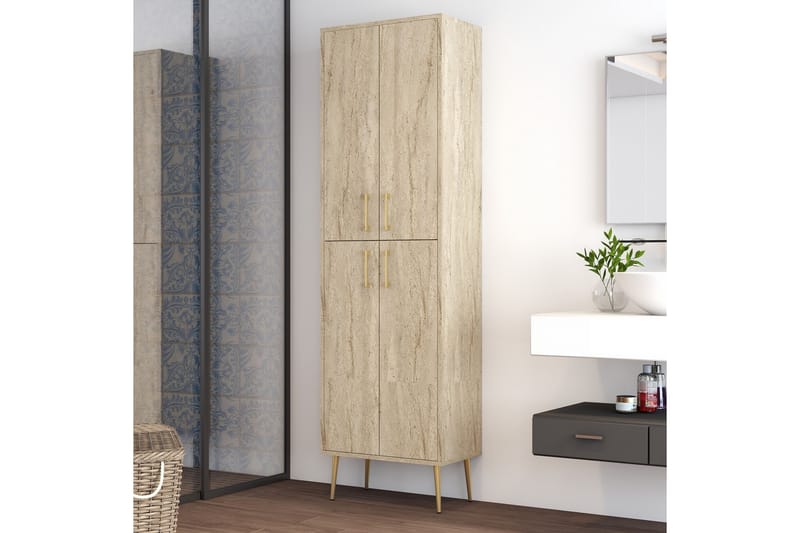 NAUEN Highboard Beige - Förvaring - Förvaringsmöbler - Byrå