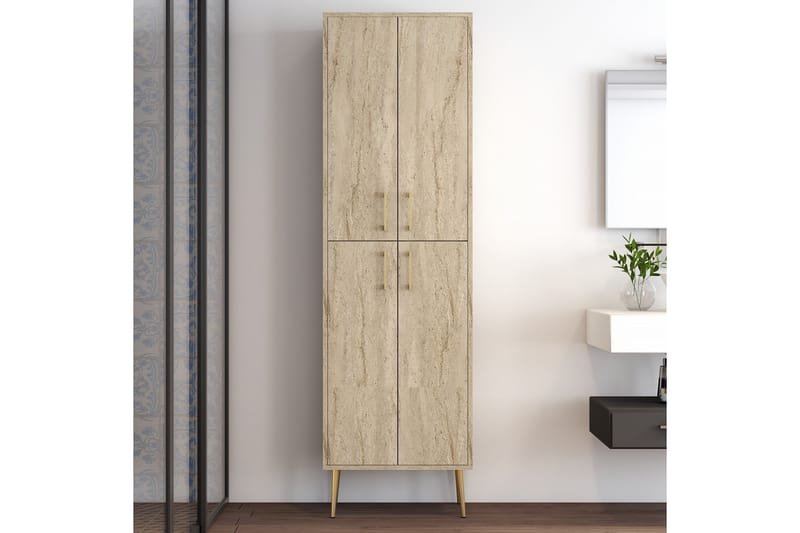 NAUEN Highboard Beige - Förvaring - Förvaringsmöbler - Byrå