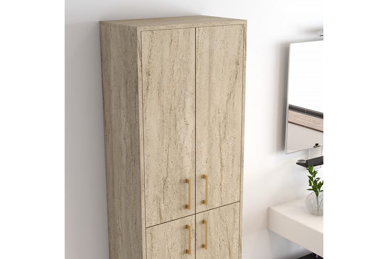 NAUEN Highboard Beige - Förvaring - Förvaringsmöbler - Byrå