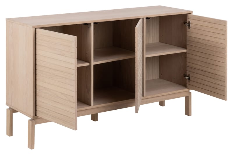 Sakie Skänk 135,4 cm Vit - Förvaring - Förvaringsmöbler - Skänkar & sideboards