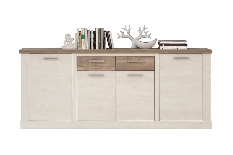 BESCH Skänk 41x213 cm Brun/Vit - Förvaring - Förvaringsmöbler - Skänkar & sideboards