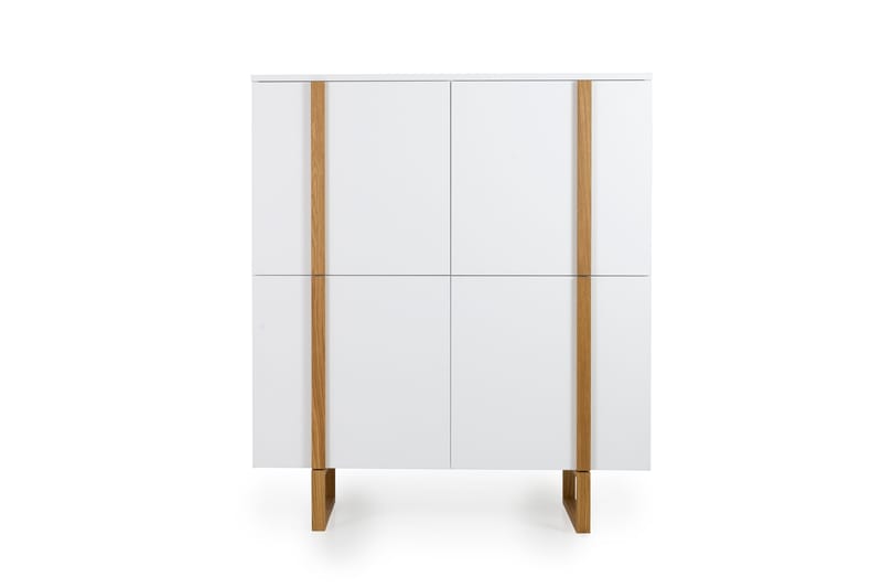 BIRKA Sideboard 118x43 cm Ek/Vit - Förvaring - Förvaringsmöbler - Skänkar & sideboards