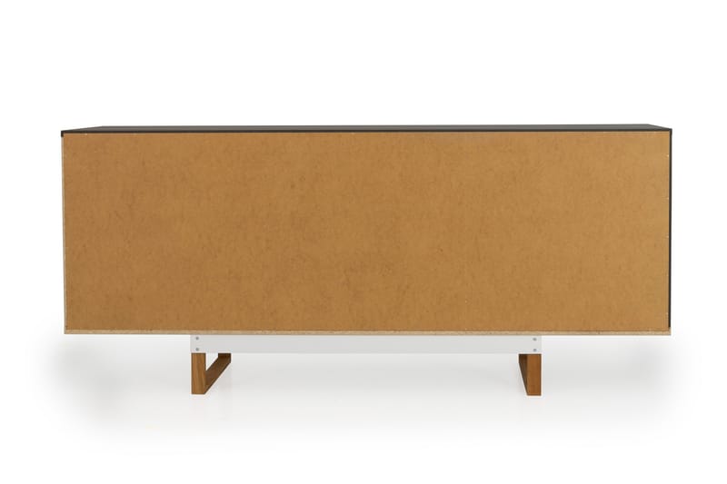 BIRKA Sideboard 177x43 cm Ek/Grå - Förvaring - Förvaringsmöbler - Skänkar & sideboards