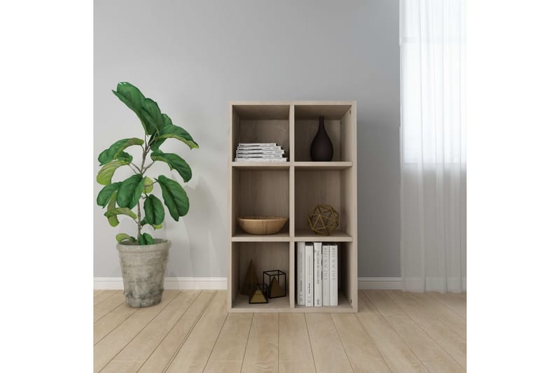 Bokhylla/skänk sonoma-ek 66x30x97,8 cm spånskiva - Brun - Förvaring - Förvaringsmöbler - Skänkar & sideboards