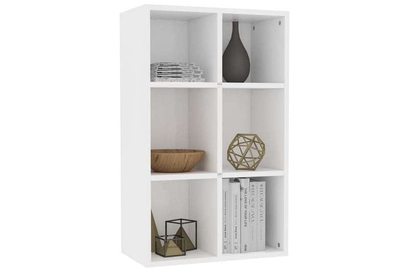 Bokhylla/skänk vit 66x30x97,8 cm spånskiva - Vit - Förvaring - Förvaringsmöbler - Skänkar & sideboards