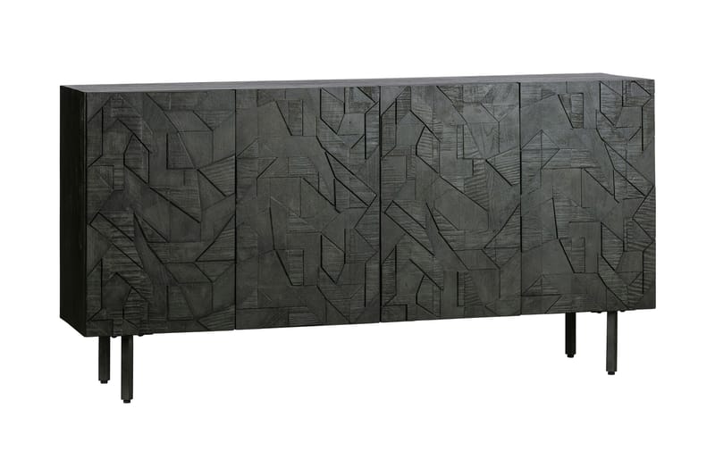 BOUSE Sideboard 160 cm Svart - Förvaring - Förvaringsmöbler - Skänkar & sideboards