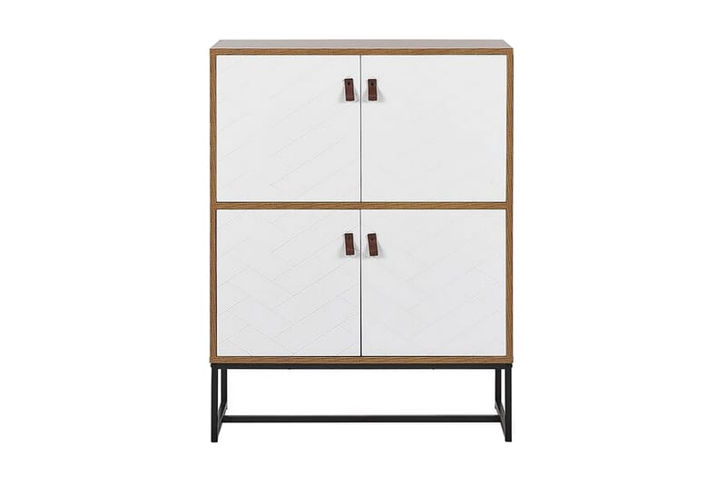 BRACANA Skänk 76x39 cm Ljusbrun/Vit - Förvaring - Förvaringsmöbler - Skänkar & sideboards