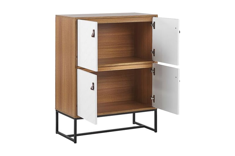 BRACANA Skänk 76x39 cm Ljusbrun/Vit - Förvaring - Förvaringsmöbler - Skänkar & sideboards