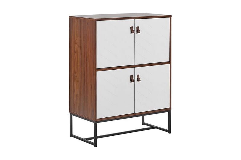 BRACANA Skänk 76x39 cm Mörkbrun/Vit - Förvaring - Förvaringsmöbler - Skänkar & sideboards