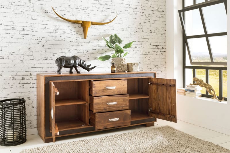 FARDRE Skänk 160x44 cm Brun - Förvaring - Förvaringsmöbler - Skänkar & sideboards